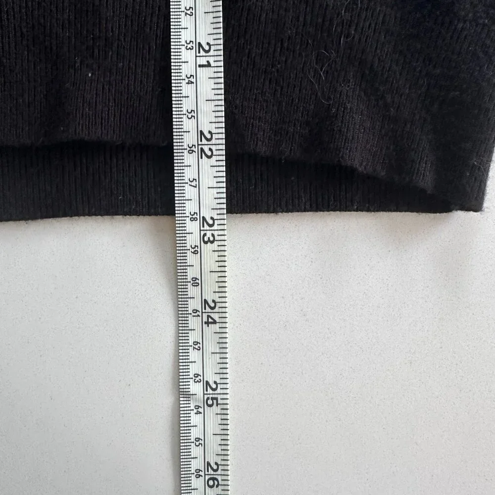 ZARA | Knit Sleeveless Sweater Tank | Black | Size Medium | Soft Stretch - Picture 9 of 15